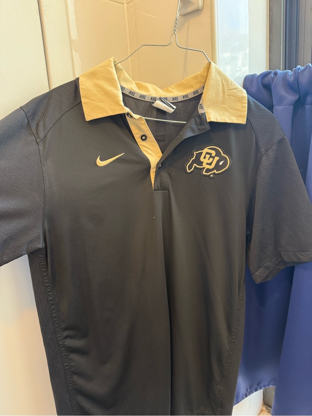Nike Black and Gold Colorado Buffaloes Polo